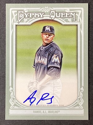 2013 Topps Gypsy Queen #GQA-ARA A.J. Ramos Miami Marlins ON-CARD AUTO