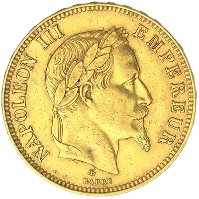 Second-Empire-100 Francs Napoléon III tête laurée 1862 Paris, France, Or, TTB - Photo 1/3