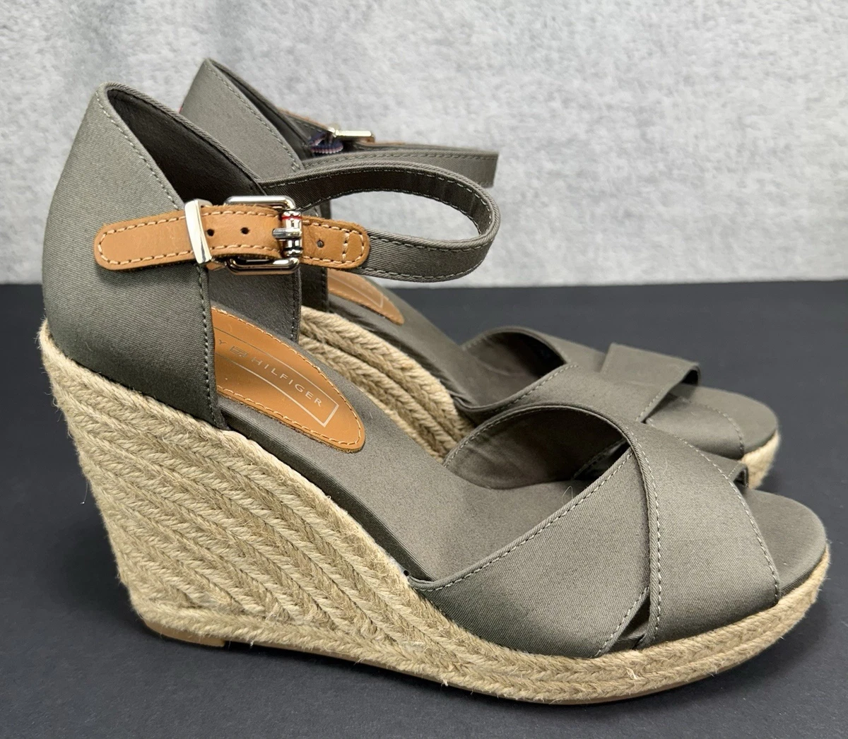 Tommy Hilfiger Wedge High (3-3.9 in) Heel Height Sandals for  display picture 1