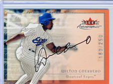 Wilton Guerrero 2000 Fleer Skybox Autographics 180/250 Certified Autograph Auto