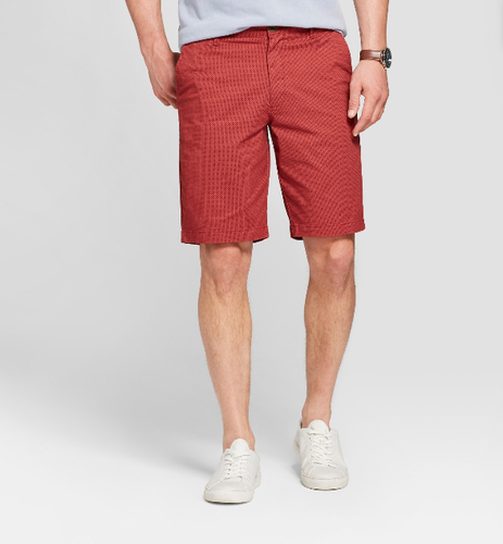 Linden Flat Front Chino Shorts Santa Fe 