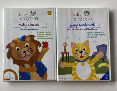 Baby Einstein Baby Wadsworth Baby Newton Lot Of 2 Dvd S Ebay