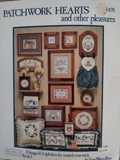 Cross Stitch "Patchwork Hearts" by Graph-It Arts; 17 designs