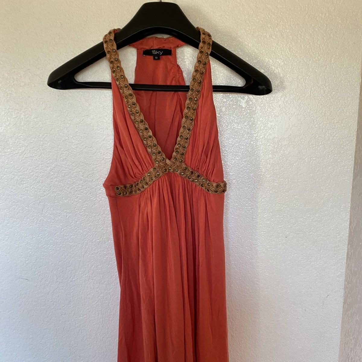 chinese dress ladies Mini Dress Catalina | Salmon Macro Lilium | L