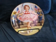 shirley temple plate stand up and cheer