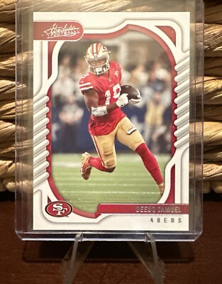 rare 2022 football cards 2022 Panini Absolute #58 Deebo Samuel San Francisco 49ers Football Card