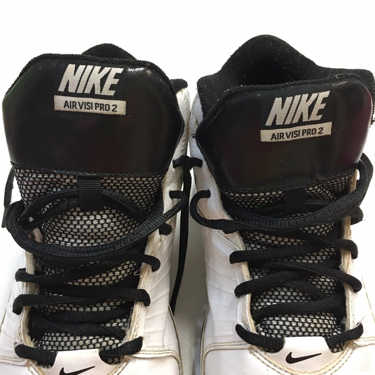 Nike Shoes Mens Size 8.5 Air Visi Pro 2 Black White High Top Athletic Sneakers Nike Air Visi Pro II 2 Sneakers Shoes Basketball White Black  main image 4