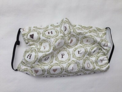 KIDS SIZE Bendable Nose Piece Insert Pocket Homemade 100%Cotton Face Mask 