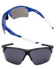 2 Pair of Extra Large Polarized Sport Wrap Sunglasses for Men with Big Heads