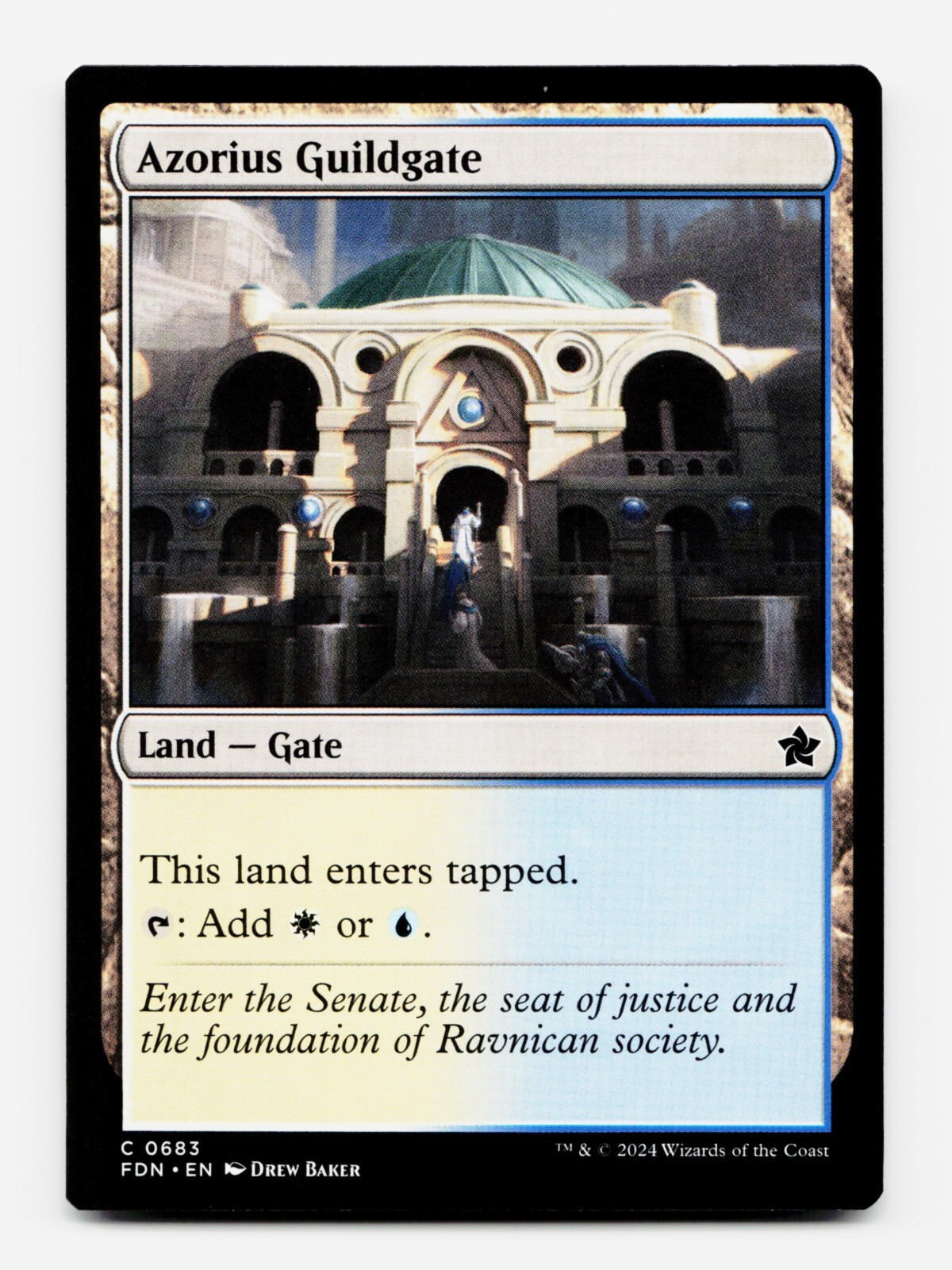 Azorius Guildgate [Foundations] MTG ⚪💧