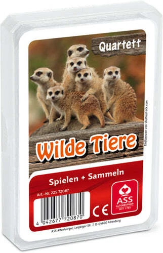 CARTAMUNDI DEUTSCHLAND GMBH Tier-Quartett - Wilde Tiere