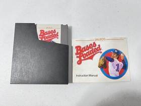 Bases Loaded Nintendo NES 1988 W/ Manual & Sleeve Tested Works Baseball