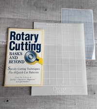 Oxmoor House Small Cutting Mat Rotary  9x7" & Rotary Cutting Basics + Mat NEW