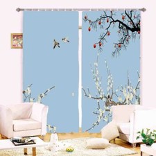 Leather Lighting Sky 3D Curtain Blockout Photo Printing Curtains Drape Fabric