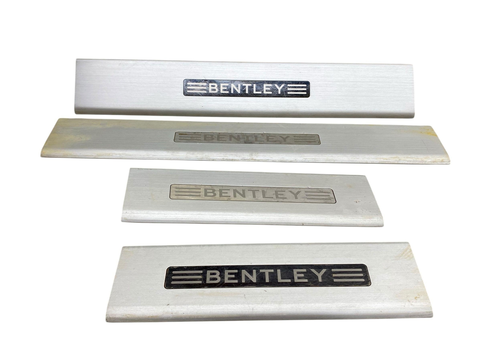2016 2017 2018 2019 2020 OEM BENTLEY BENTAYGA FRONT REAR SILL SCUFF PLATE SET 4