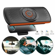 US Wireless Car Speaker Phone Hands-free MP3 Kit Sun Visor Clip Drive