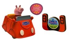 Peppa Pig’s Red Car Radio Control-Full Function Remote Wheelie Spin/ 3+/NEW!