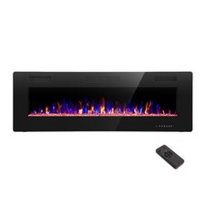 Home Decorators Collection Infrared Wall Mount Electric Fireplace 42 In.  Black for sale online | eBay