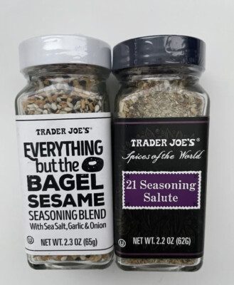 Trader Joe s Everything but the Bagel & 21 Seasoning Salute-Two spice COMBO pack