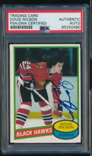 1980 O-Pee-Chee #12 DOUG WILSON signed auto PSA/DNA blue sharpie tough HOFer