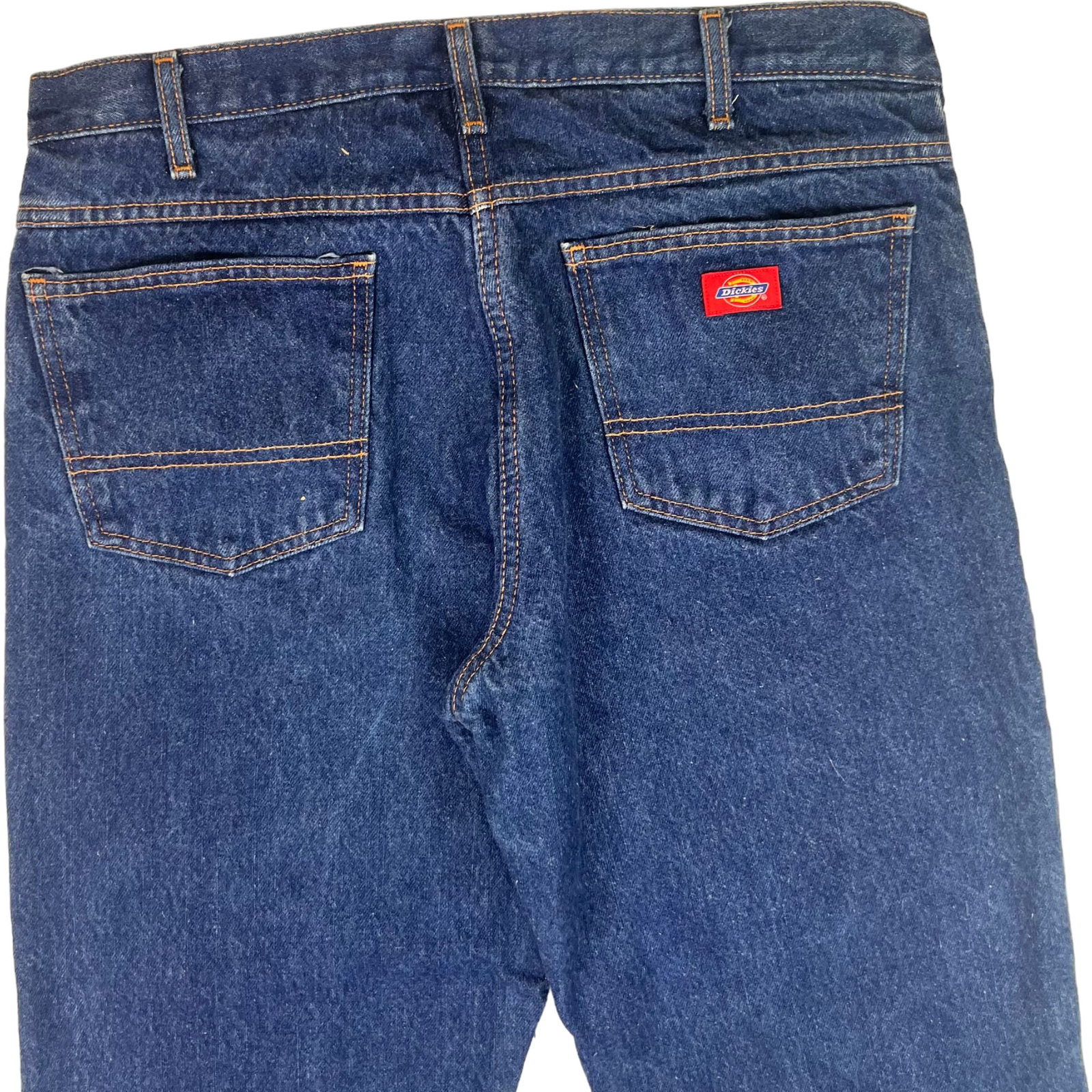 Dickies Flannel Lined Relaxed Fit Denim Jeans Blue Size 36 image 3