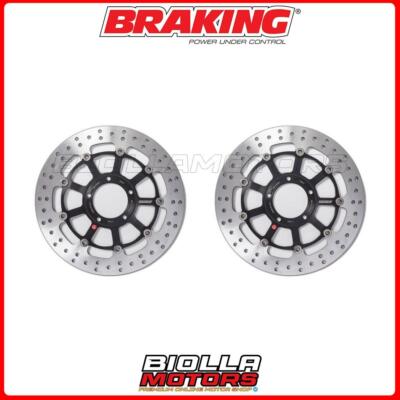 SATZ BREMSSCHEIBEN VORNE BRAKING DUCATI HYPERMOTARD 796 800 2011 - [SCHWIMMEND]