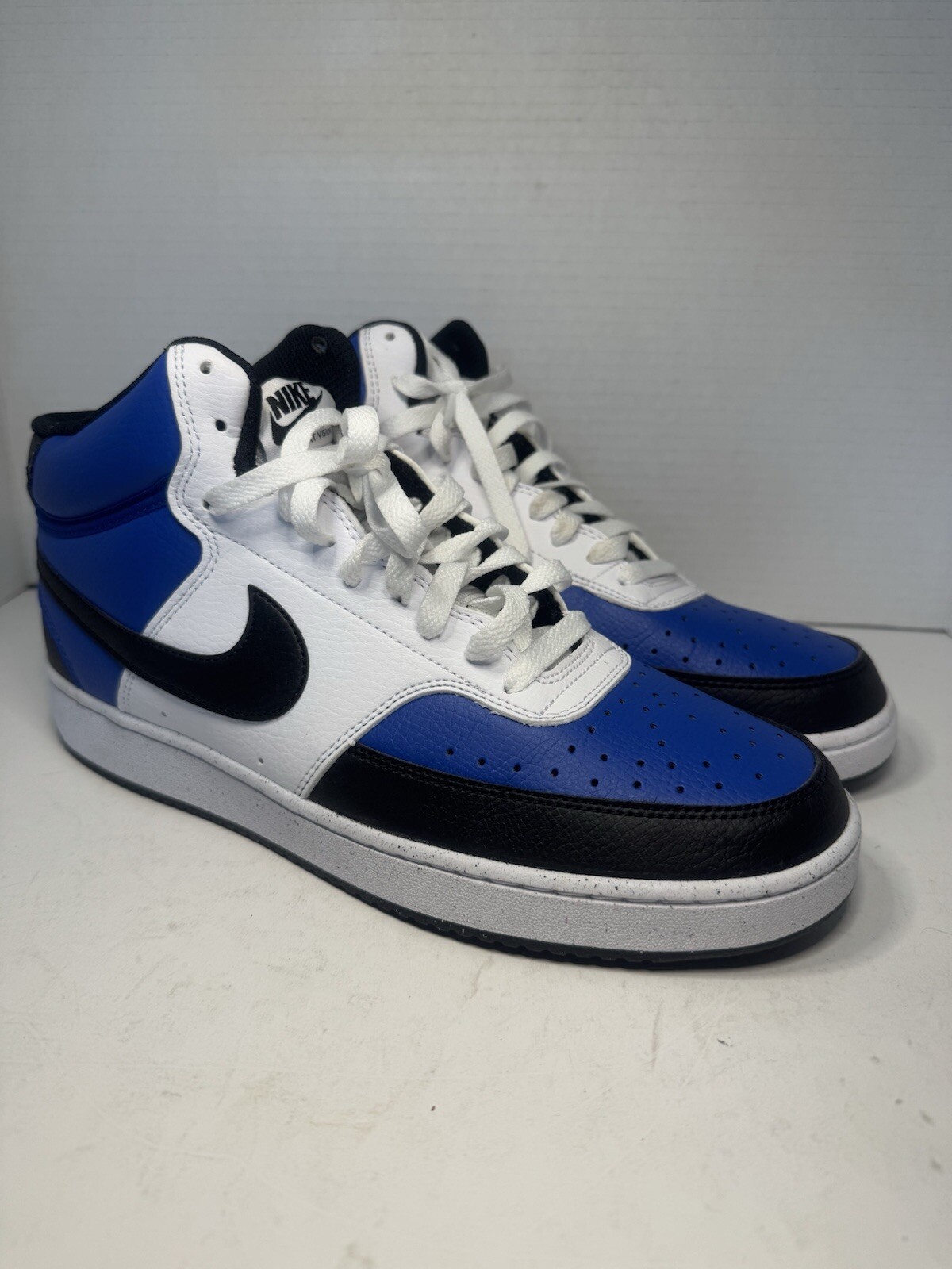 Nike Court Vision Mid NBA Black Royal White DM1186 400 Men's Size 10