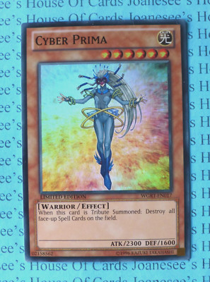 Cyber Prima WGRT-DE017 Super Rare Yu-Gi-Oh Karte Limitierte Auflage Neu