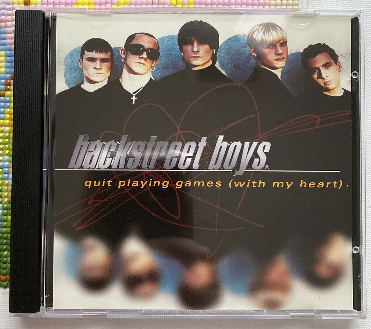 BSB Backstreet Boys QUIT PLAYING GAMES (WITH MY HEART) Promo CD Single RARE  OOP