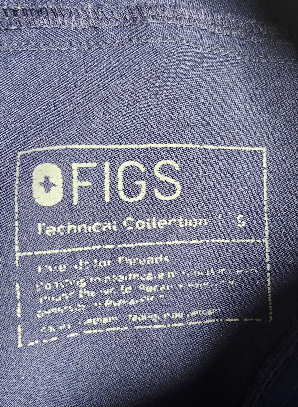Figs Scrub Pants Size Small Pisco Basic Navy Blue… - image 18