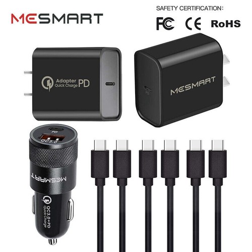 Fit Google Pixel 7 6 Pro 7a 6a 5 5a 4a Fast PD Wall Car Charger Type-C Cable Lot