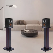 1 Pair 28" Column Bookshelf Floor Speaker Stands Home Theater Speaker Bookshelf
