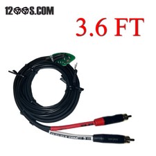 3.6 FT TECHNICS 1200 1210 GOLD TIP SHIELDED RCAS STOCK RCA PCB BOARD GND WIRE