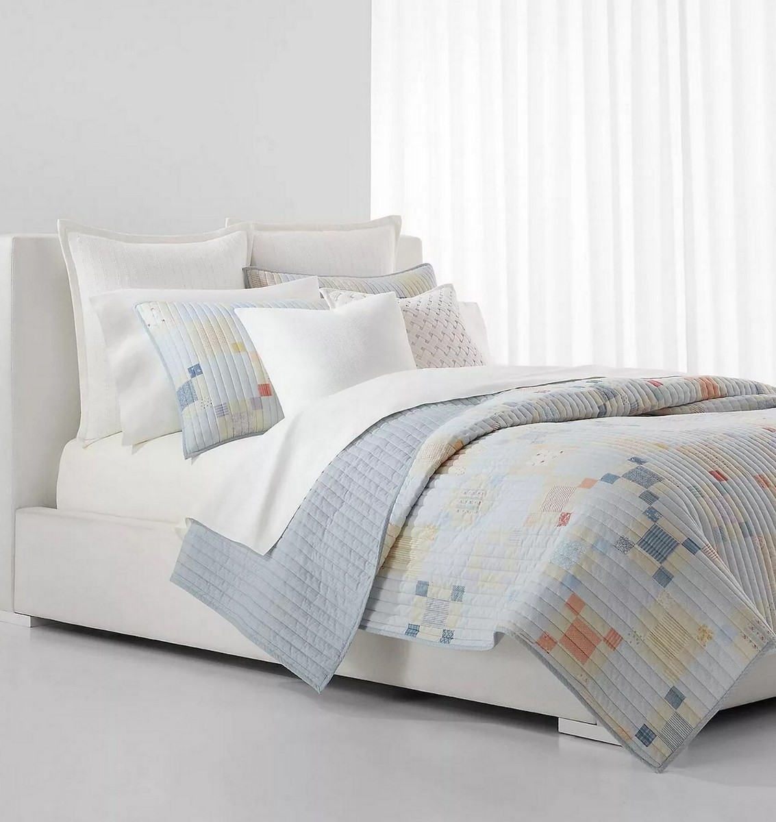RALPH LAUREN Brookview Quilt King $340 Coverlet Country-Cottage