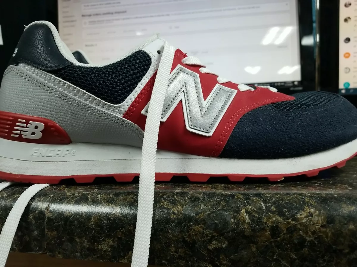 New Balance Red Navy Blue White size | eBay