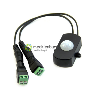 4A MINI Aotomatic 5-24V PIR Infrared Motion Sensor Detector Switch for LED Strip