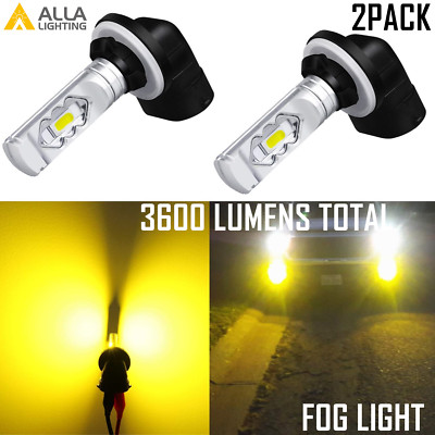 Alla Lighting 898 881 56-LED Golden Yellow Fog Light Bulb High Viability,Snow 