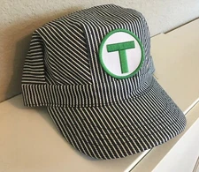 Engineer/Conductor Cap/Hat- BOSTON TRANS (MBTA) Adjustable-Adult & child sizes