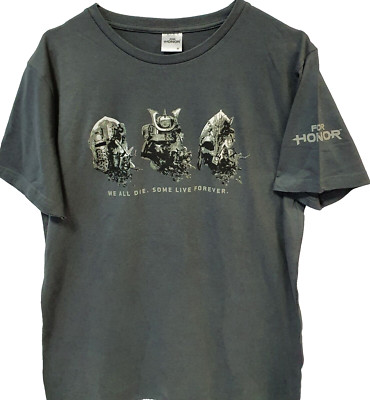 For Honor T-shirt Grey Ubisoft Original Merchandise New size S, M, L, XL