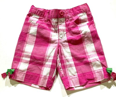 pink checkered shorts