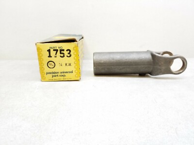 1753 Precision Universal Joint Corp. Yoke 15/16 1/4 K.W Made In USA 