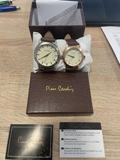 2er Set Partner Uhren - neu - mit Pierre Cardin-Logo