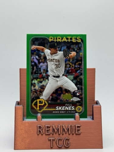 Paul Skenes 2024 Topps Update Chrome #USC27 Green Refractor /99 Pirates RC