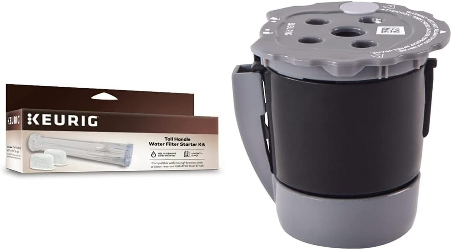 Tall Handle Water Filter Starter Kit +  My K-Cup Universal Reusable Filter