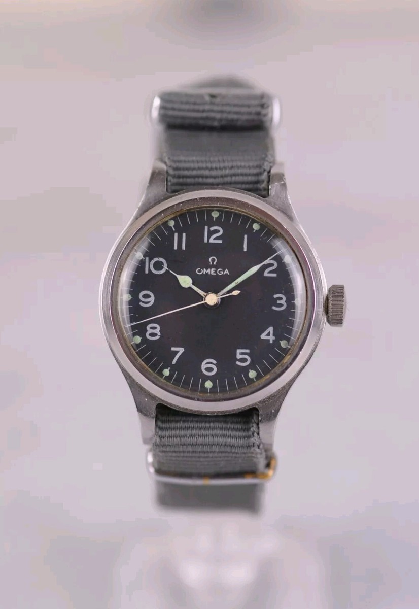 Excellent Vintage Con. Omega RAF 6B/159 1956s Military Issued