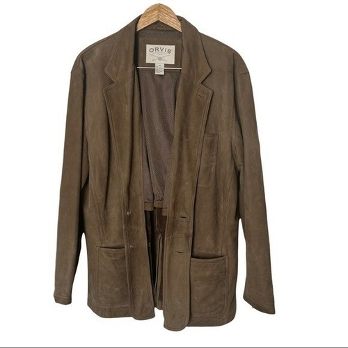 orvis suede blazer