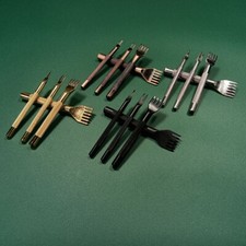 Leather Craft Hole Punches Stitching Punch Chisel Tool 1 2 4 6 Prong set