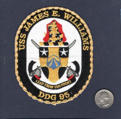 DDG 95 USS JESSE E WILLIAMS US NAVY Destroyer Ship Squadron Patch