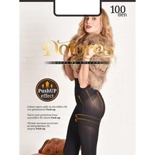 Dolores 'Push up effect' matte silky tights with special tight shorts 100 Den