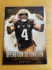 DESHAUN WATSON 2023 PANINI ILLUSIONS OPERATION DETONATION #3 CLEVELAND BROWNS